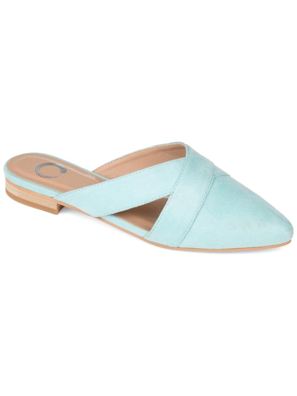NWOT Journee Collection Giada Slip On Almond Toe Mules Flats Size 7.5